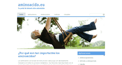 Desktop Screenshot of aminoacido.eu